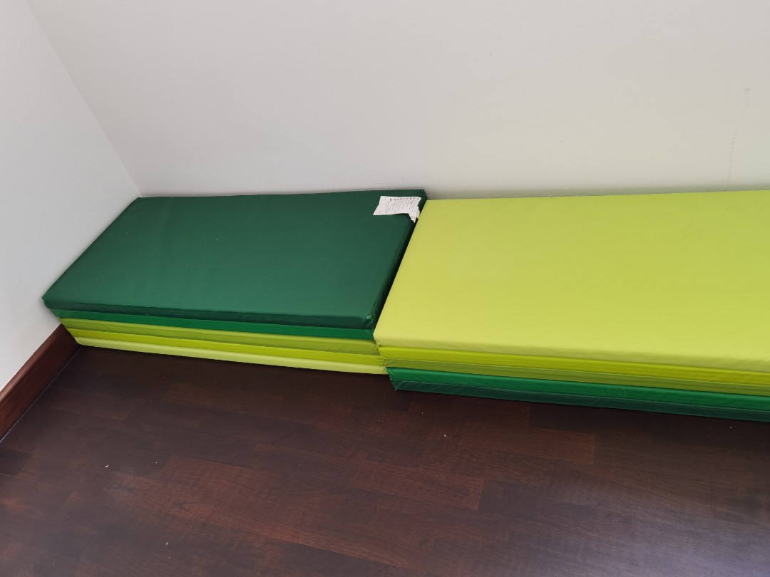 PLUFSIG folding gym mat, green, 78x185 cm - IKEA Sweden