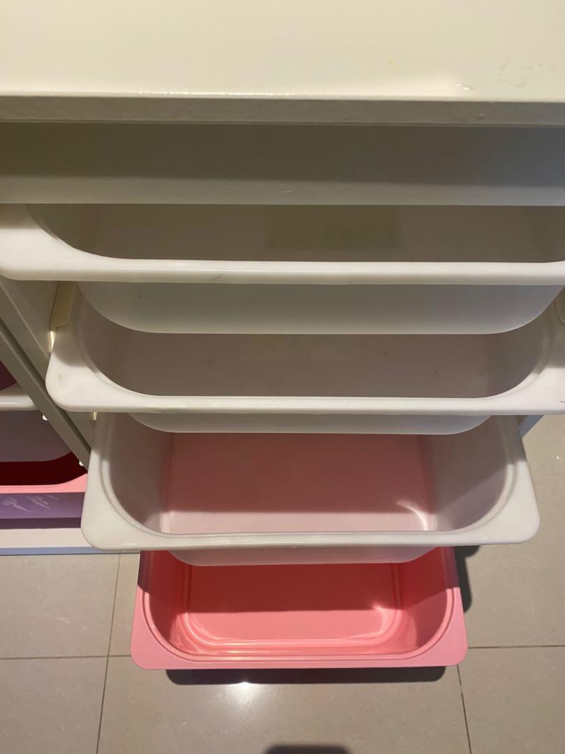 IKEA Trofast shelves with bins, Furniture & Home Living, Furniture