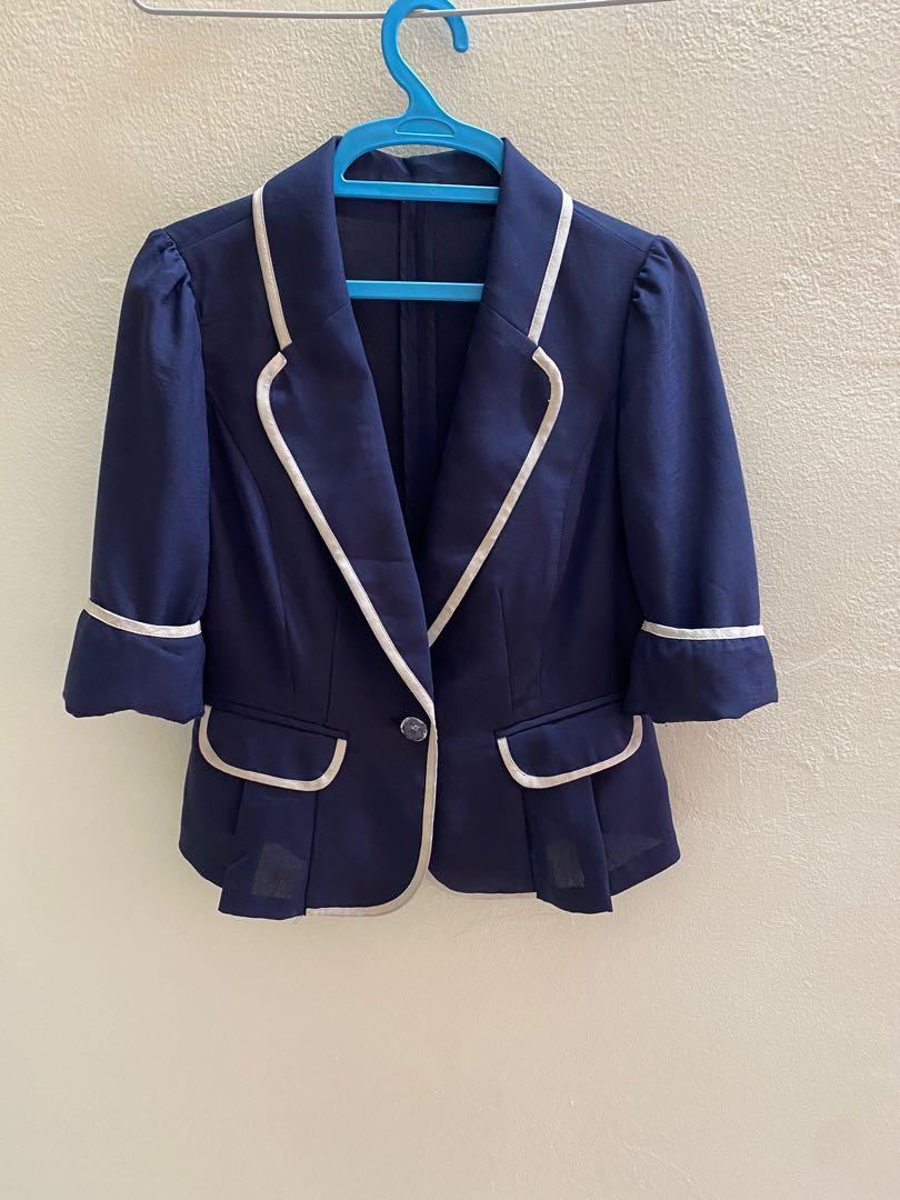 Japan Fashion Brand Rew De Rew Size M Stylish Cut And Design Women S Fashion Coats Jackets And Outerwear On Carousell