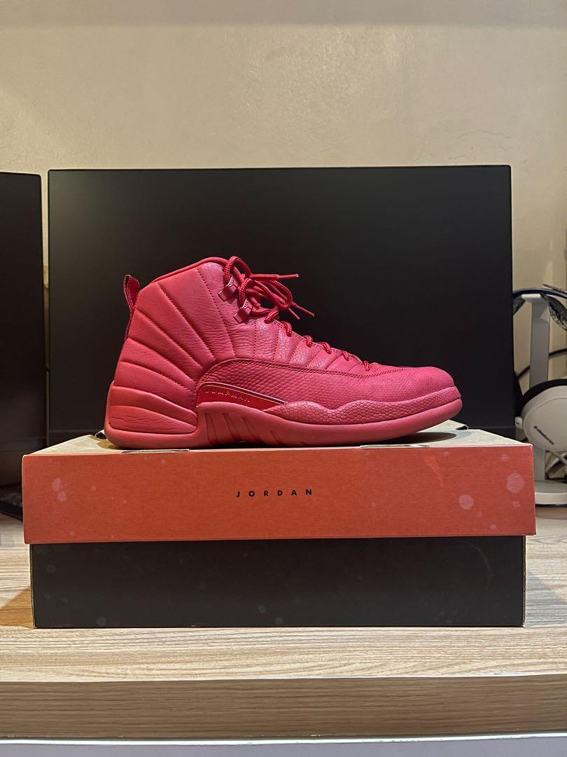 Jordan 12 gym red triple red Men s Fashion Footwear Sneakers on