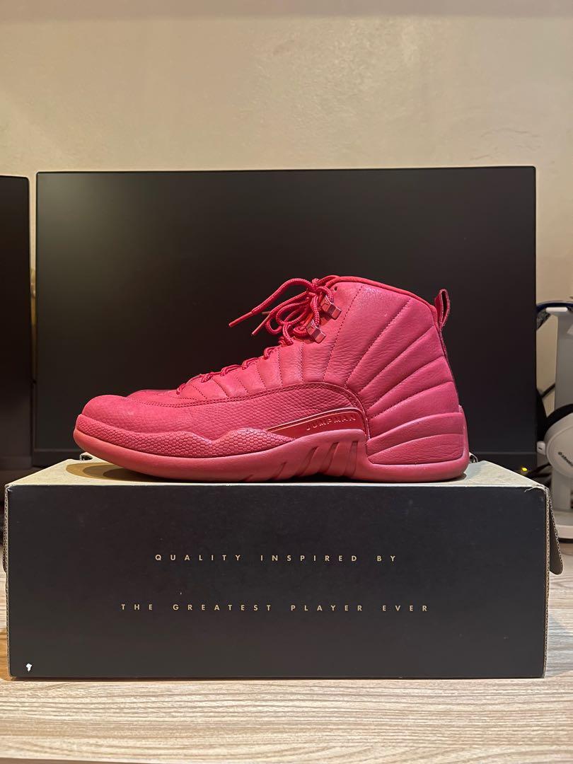 Jordan 12 triple hotsell red