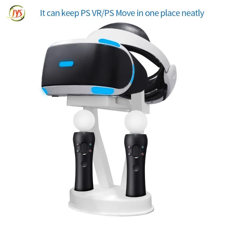 JYS Desktop Storage Stand VR Headset Display Rack for Oculus Quest 2 (Category: Cases & Covers) located in Manila. Submitted by techsmartph (Listing ID 1167253234, Image 3). Description: * JYS-OC002 For Oculus Quest 2 VR Desktop For PS VR PS Move Headset Stand Accessories * Can keep PS VR/PS Move in one place neatly * Safe and stable to place your Oculus Quest 2 VR headset, controller, keeps them organized * Organizer and display stand for Oculus