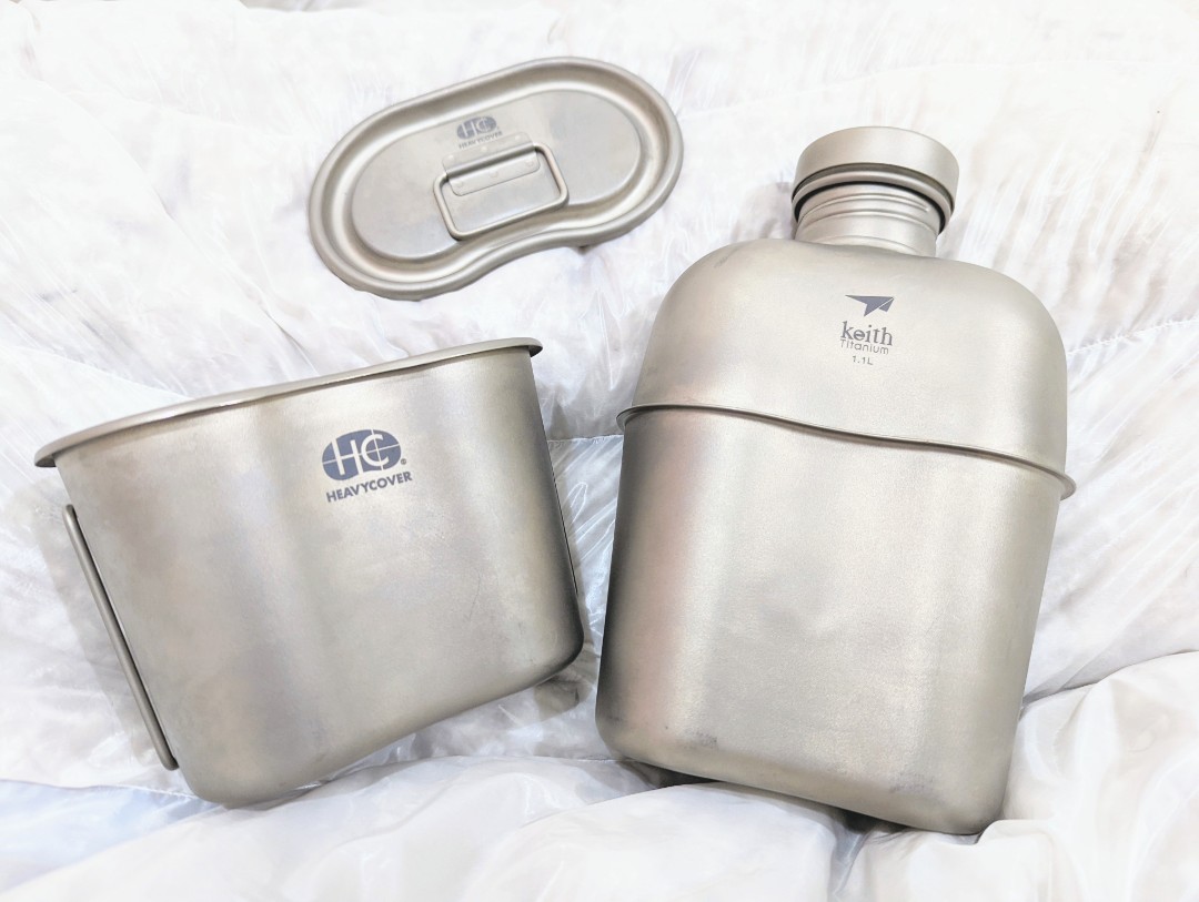 ☆Heavy Cover Military Style Titanium　飯盒☆ ☆Heavy Cover Military Style Titanium 飯盒☆