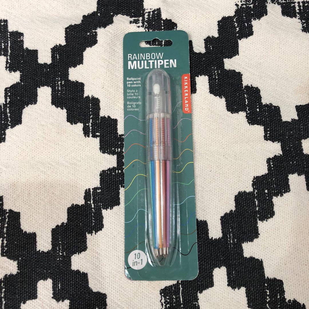 Kikkerland 10 - in - 1 Pen - Rainbow