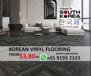Korean Luxury Vinyl Flooring 5.0mm Click System