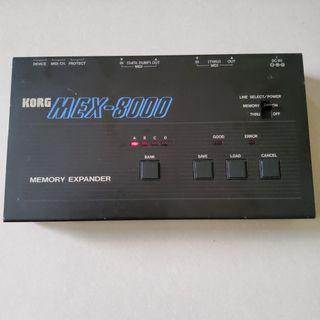 KORG MEX-8000 MEMORY EXPANDER. MADE IN JAPAN. WITH POWER.