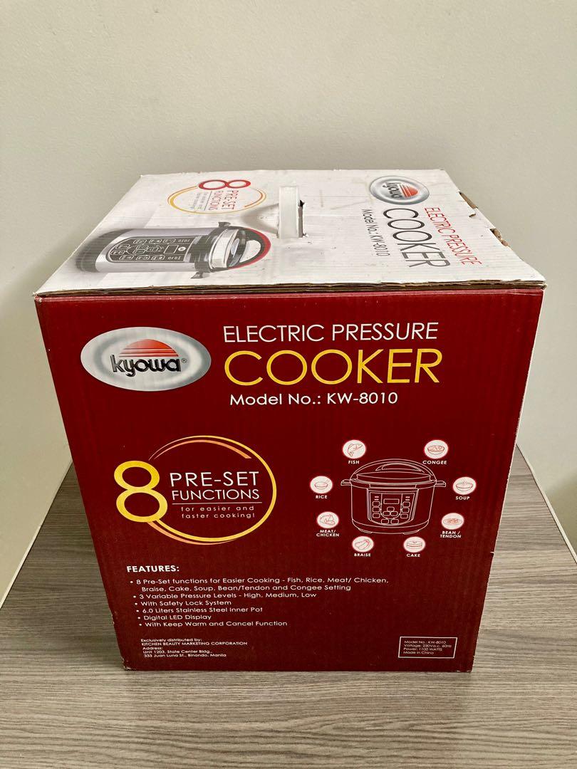 BRAND NEW Kyowa Electric Pressure Cooker, TV & Home Appliances, Kitchen