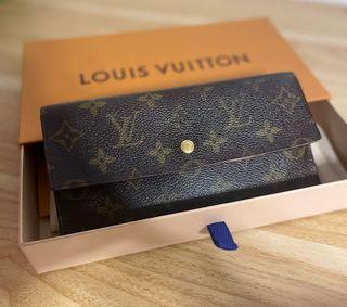 L V  foldable  long wallet