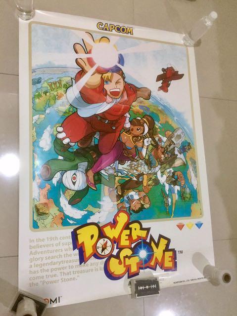 Large Vintage Capcom POWER STONE Poster, Hobbies & Toys, Collectibles &  Memorabilia, Stamps & Prints on Carousell