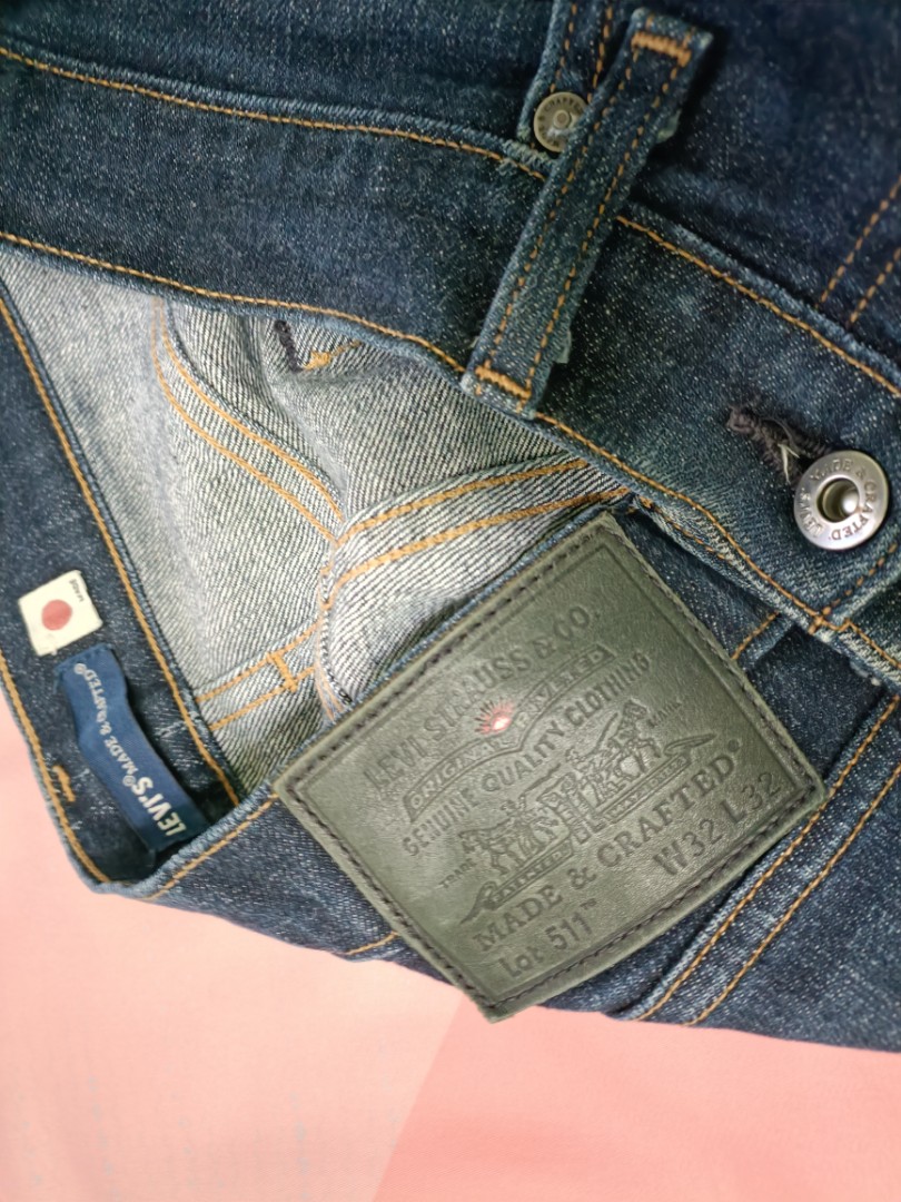 Levis Made & Crafted 511 Made in Japan Selvedge Kaihara Mill, Men's  Fashion, Bottoms, Jeans on Carousell
