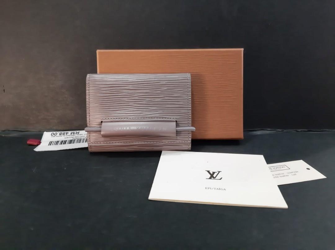 Louis Vuitton Epi leather Elastique wallet Grey/Lavender – Apalboutique