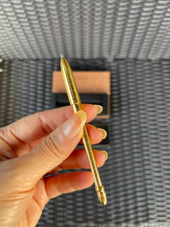 Louis Vuitton Stylo Agenda Gm N75003 Gold Ballpoint Pen