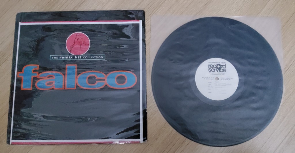 Lp Falco The remix hit collection Test Pressing Germany 1991