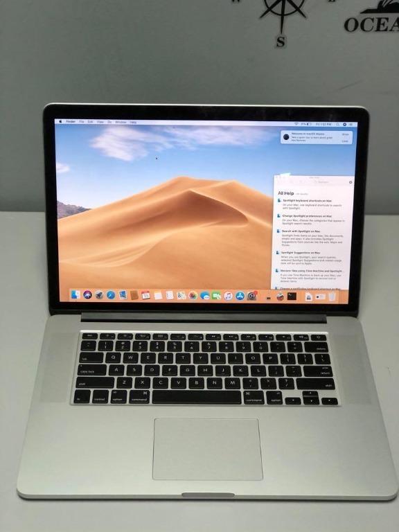 Macbook Pro (Retina, 15-inch 2015) Core i7 16GB 512GB SSD