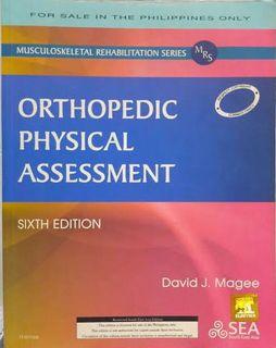 MAGEE orthopedic physical assessment physical therapy PT