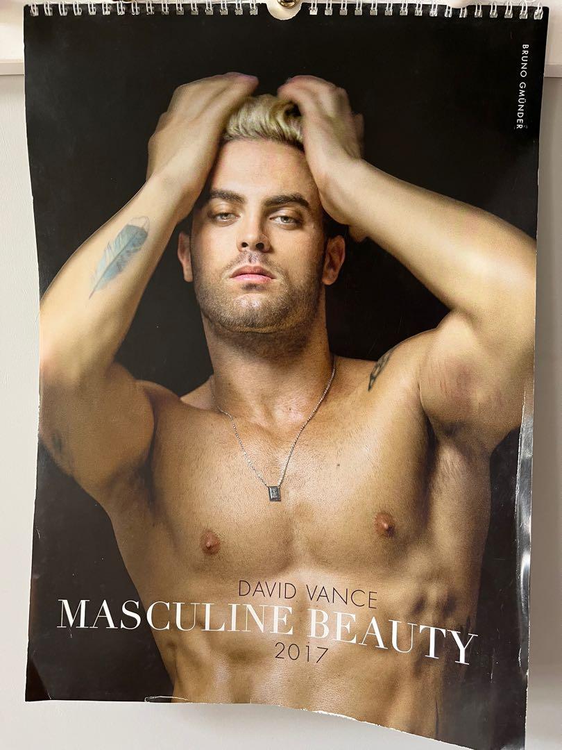 Masculine Beauty Calendar by David Vance 大隻佬月曆, 興趣及遊戲, 手作＆自家設計, 文具及工藝