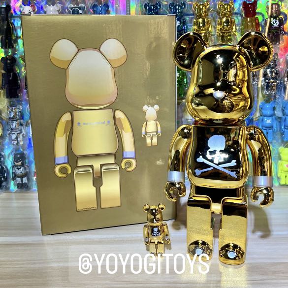 MEDICOM 現貨BE@RBRICK MASTERMIND JAPAN GOLD ...