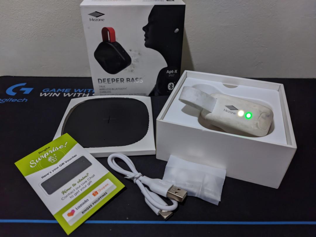 Mezone B6 Bluetooth Earphones White Complete Audio Earphones