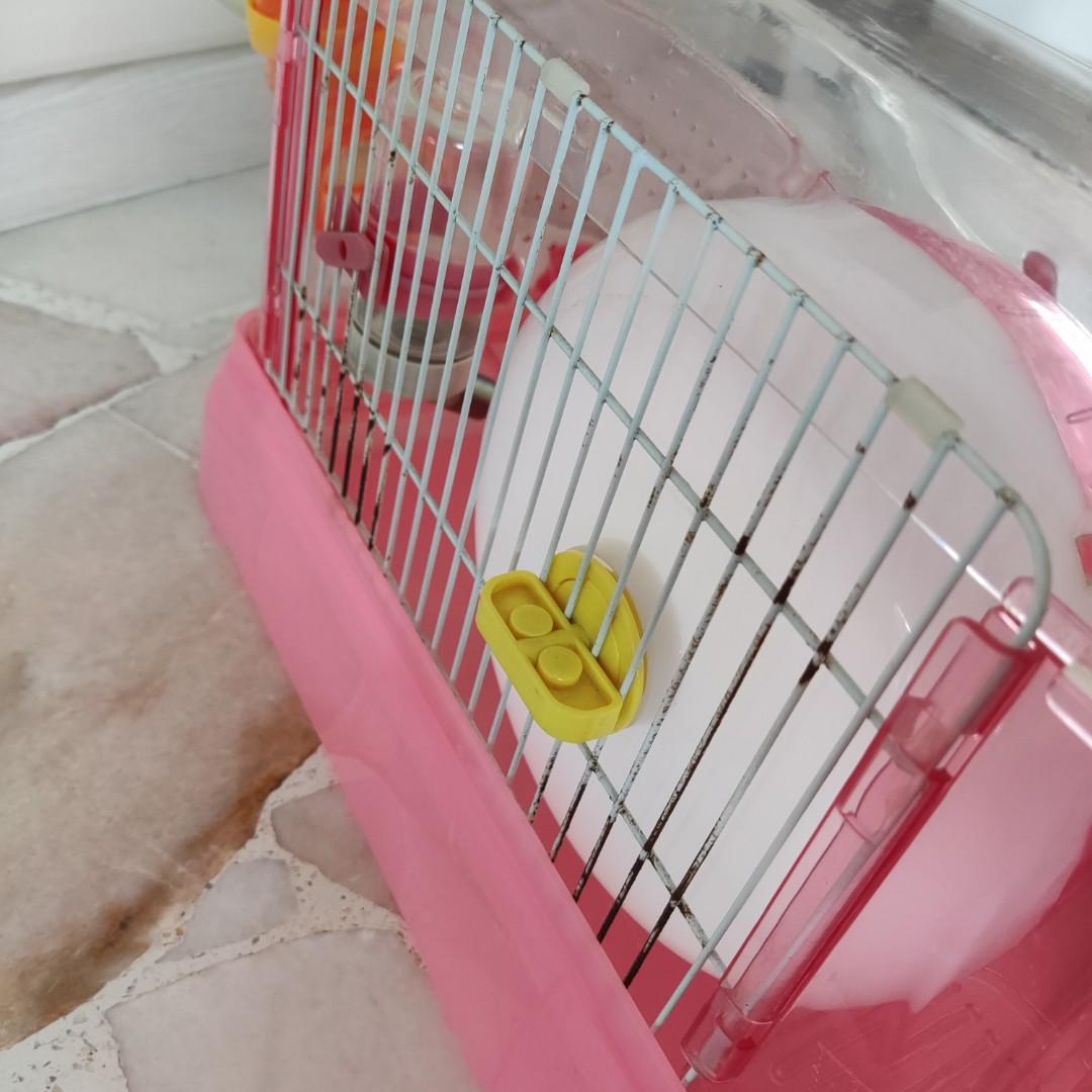 Mid size hamster cage with accessories, Pet Supplies, Homes & Other Pet