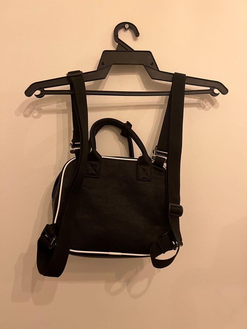 Adidas originals square trefoil mini backpack in black sales