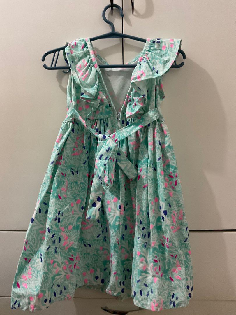 Mint green dress (Category: Babies & Kids Fashion) located in Marikina City. Submitted by classyones (Listing ID 1168085878, Image 2). Description: Washed only, never worn Width- 13” Height- 26” Mode of payment: GCASH or BPI transfer.