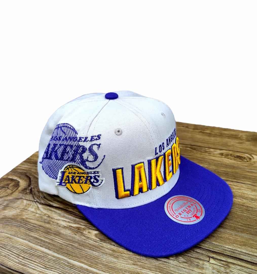 Mitchell & Ness Cap - LA Lakers 96 Draft Off white, Men