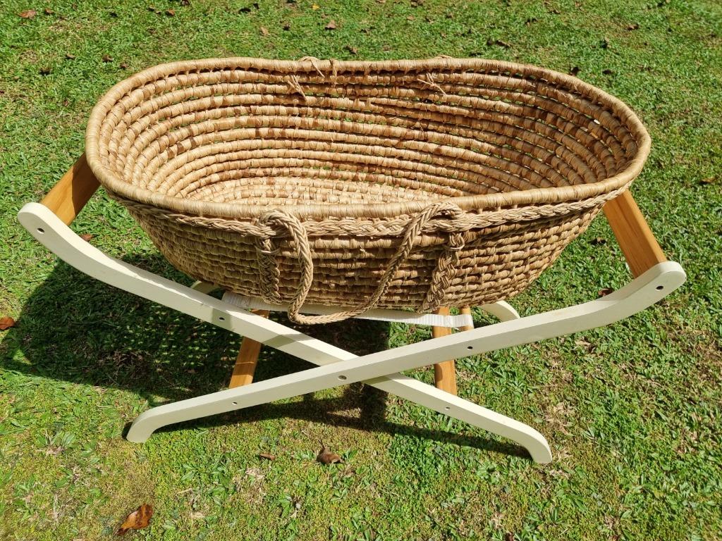 Mothercare Moses Basket with Stand, Babies & Kids, Baby Nursery & Kids