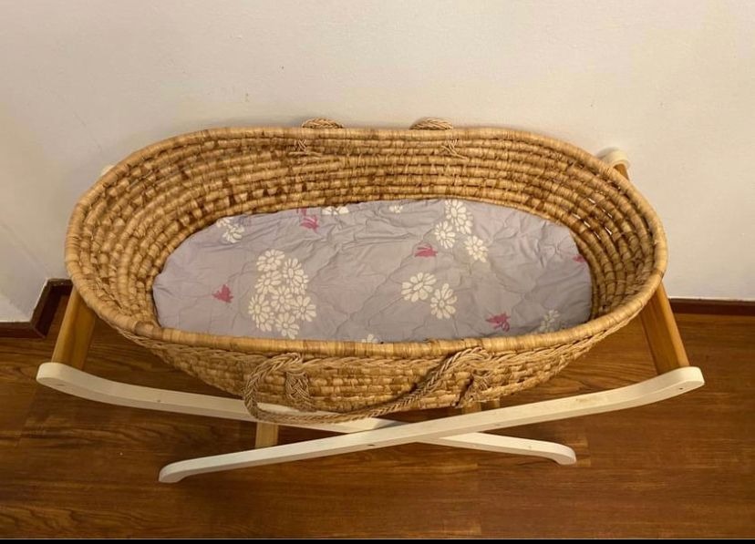 Mothercare Moses Basket with Stand, Babies & Kids, Baby Nursery & Kids