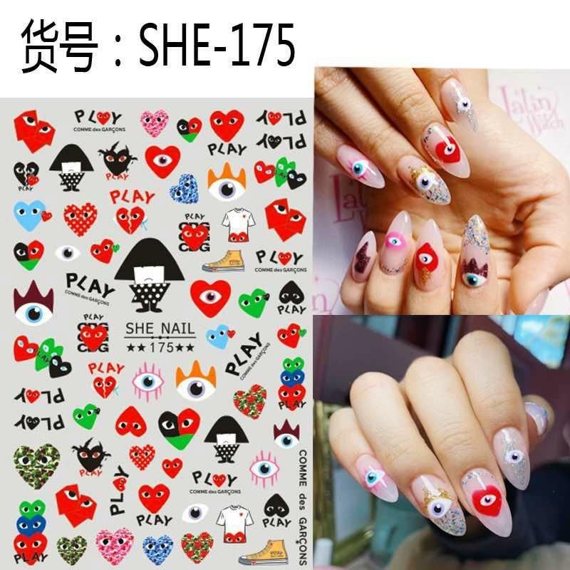 Nail Stickers Nail Art Nail Decals Luxury Brand Logo, Beauty & Personal  Care, Hands & Nails on Carousell