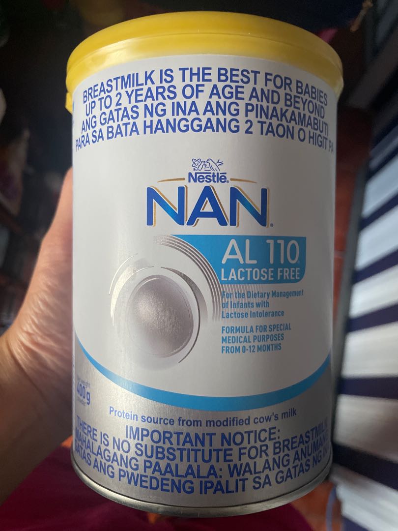 Nan Al 110 for dietary management of infants with lactose intolerance ...