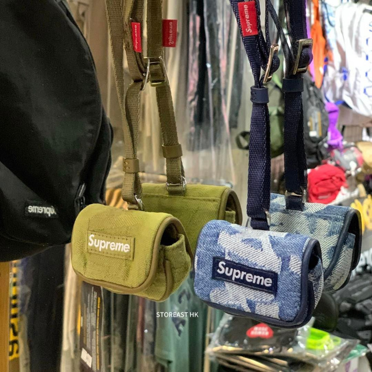 時間指定不可】 新品Supreme Fat Tip Jacquard Denim AirPods