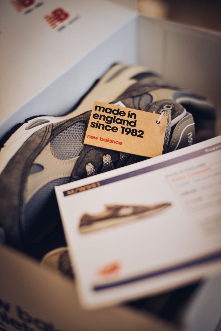 springe På jorden Tal til New Balance 991 'Grey/Off White' - 40th Anniversary, Men's Fashion,  Footwear, Sneakers on Carousell