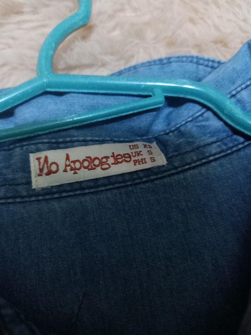 No Apologies Denim Dress (Category: Dresses) located in Paranaque City. Submitted by destashdeclash (Listing ID 1168212178, Image 2). Description: used a few times no flaws fits xs-s.