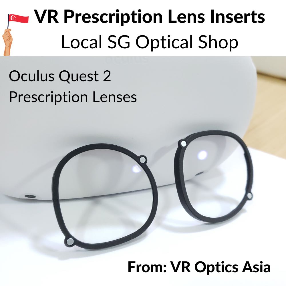 Meta Oculus Quest 2 1 Rift S Go VR Prescription Lenses with