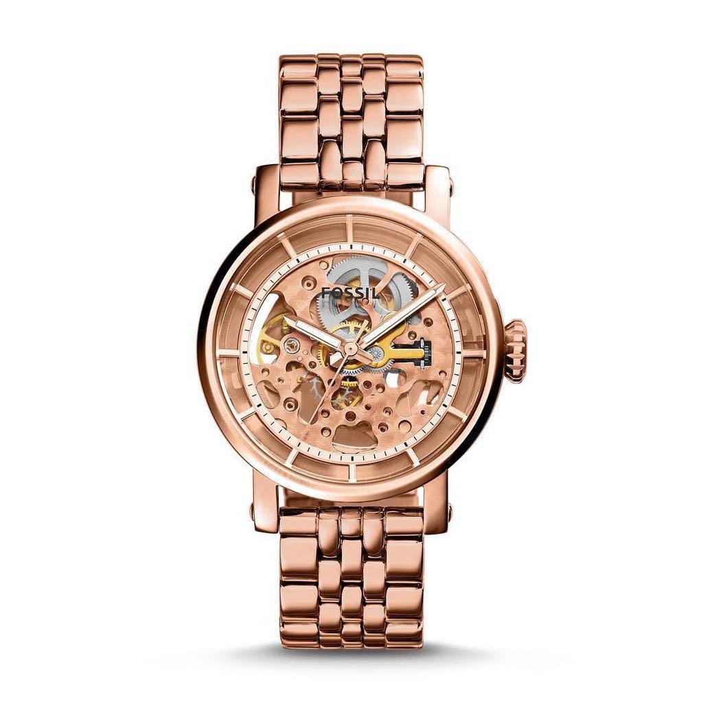 Original 100% Fossil Automatic rosegold 