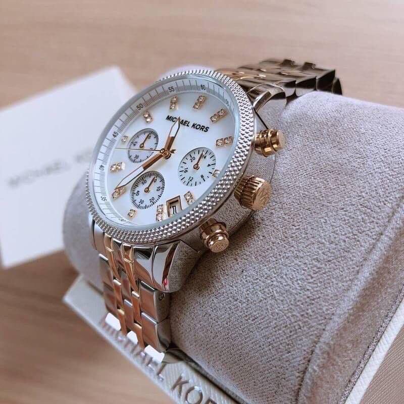 100% Michael Kors Watch Mk5057, Fesyen 