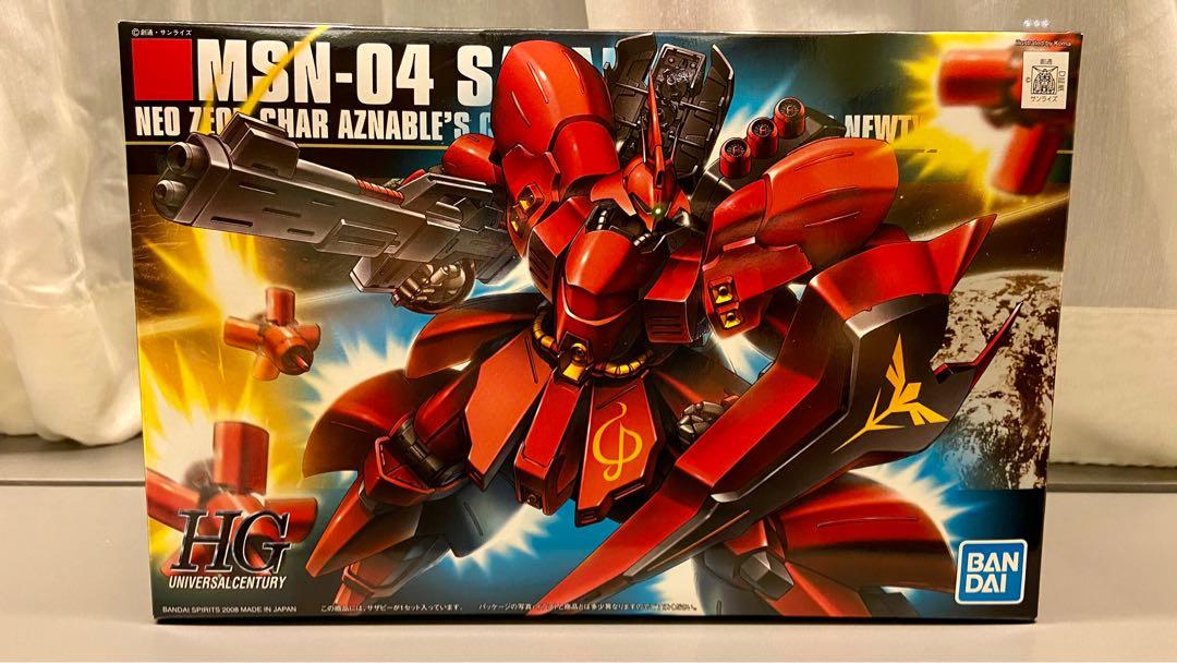 Bandai Hg Msn 04 Sazabi 1 144 Hobbies Toys Toys Games On Carousell