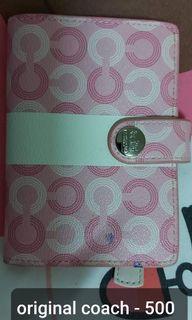 original coach small wallet