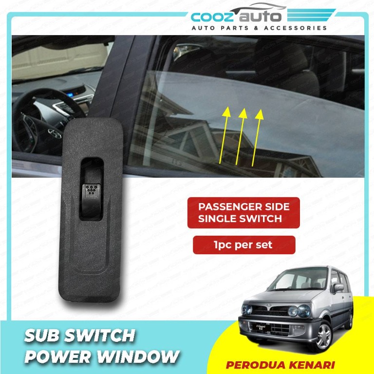 Perodua Kenari Power Window Single Switch With Casing Suis Tingkap
