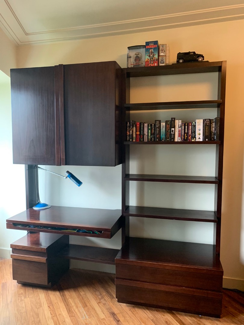 PHILUX study table + bookshelf, Furniture & Home Living, Furniture