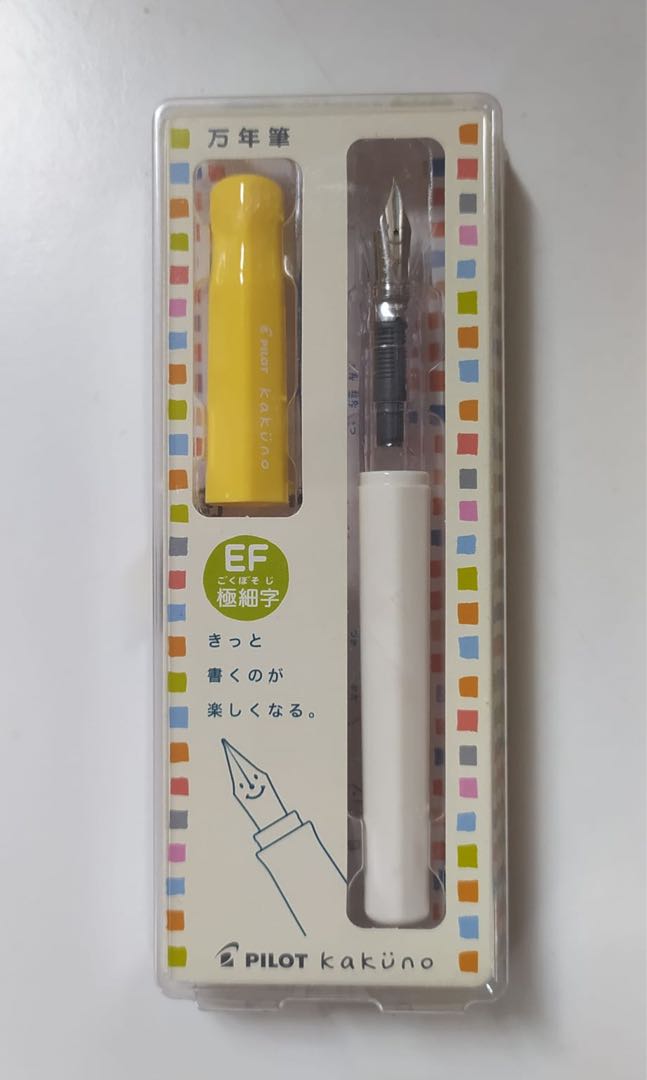 PILOT kakuno EF Fountain Pen, 興趣及遊戲, 手作＆自家設計, 文具 - Carousell