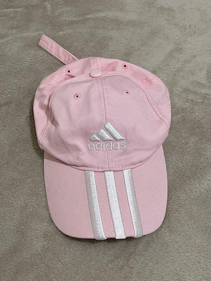 Adidas - Pink Baseball Cap, Fesyen 