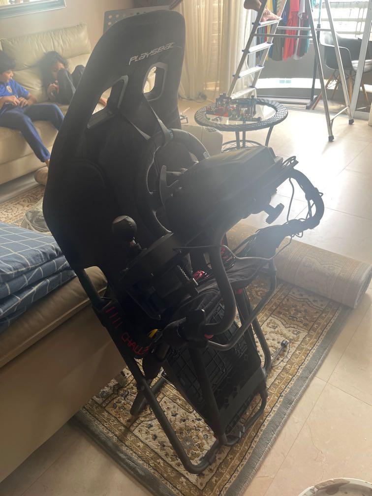 Playseat logitech g80 complete with shifters full set, Video Gaming, Gaming Accessories, on Carousell