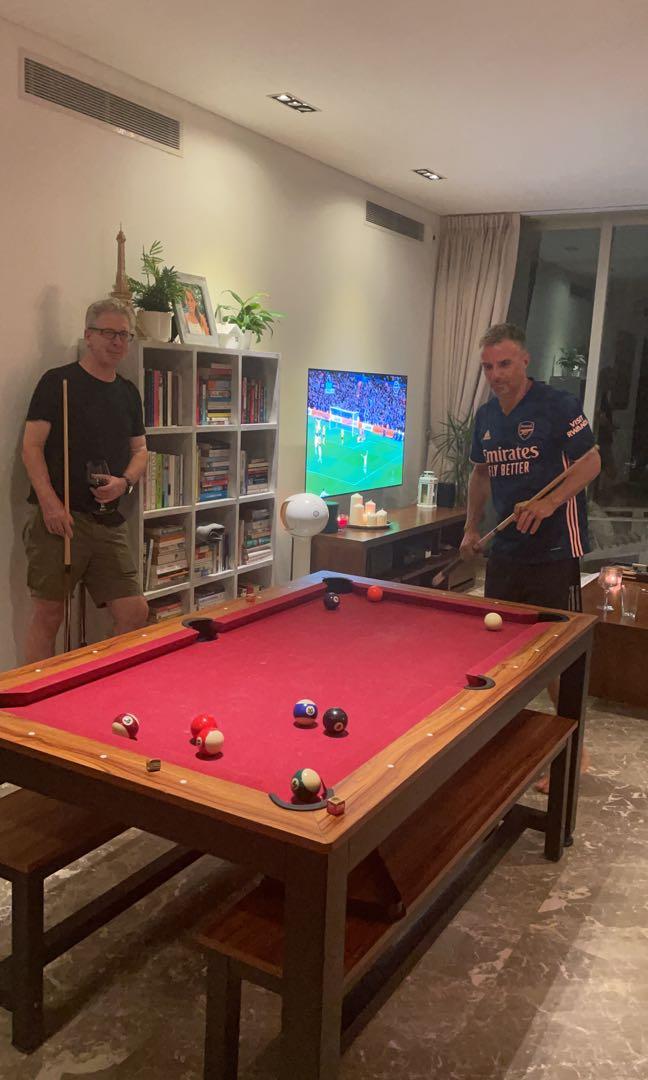 Pool table / dining table, Furniture & Home Living, Furniture, Tables