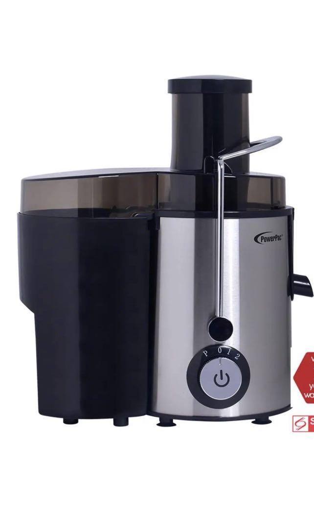 PowerPac Juice Extractor with 2 Speed Stainless Steel Blades (PP3405