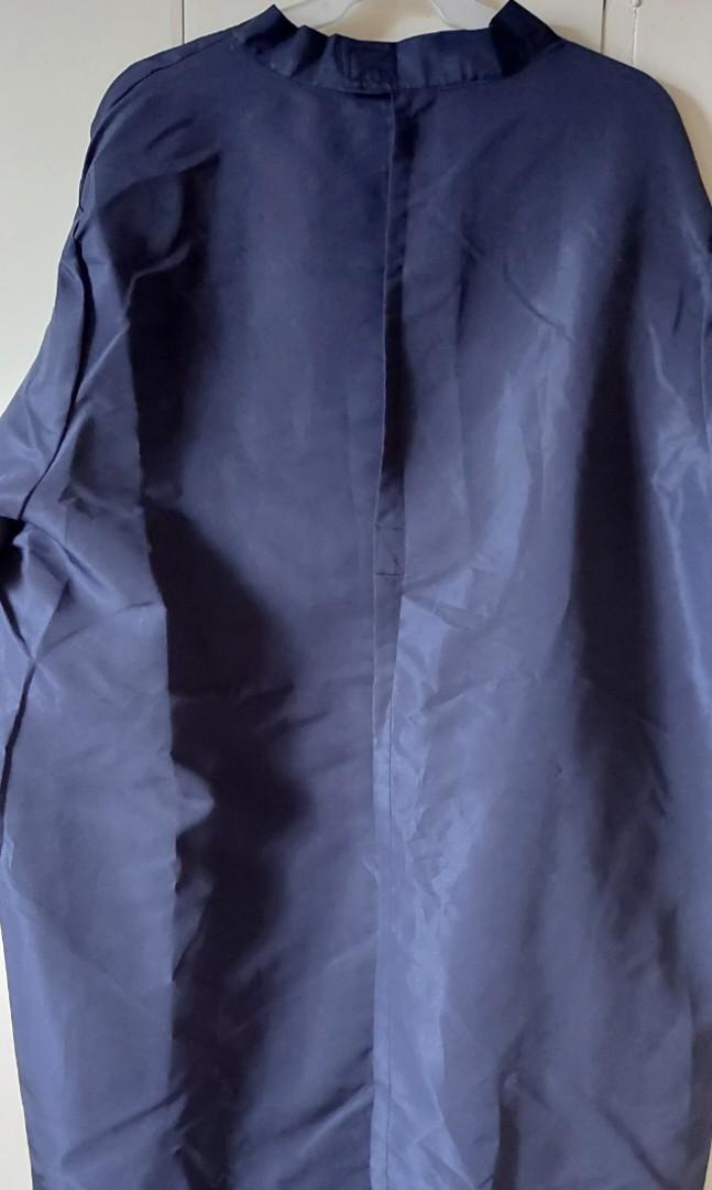 PPE Suit (Category: Braces, Support & Protection) located in Quezon City. Submitted by vilkasa (Listing ID 1168135293, Image 2). Description: Washable, medical grade Water repellent Microfiber isolation gown Color: Navy Blue & Army Green Size: XXL If buying both suits, selling it for Php350.00 only..