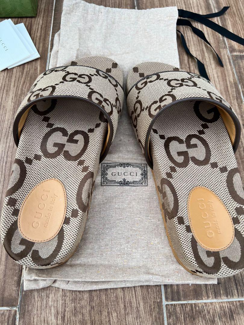 Gucci gg online slide sandals