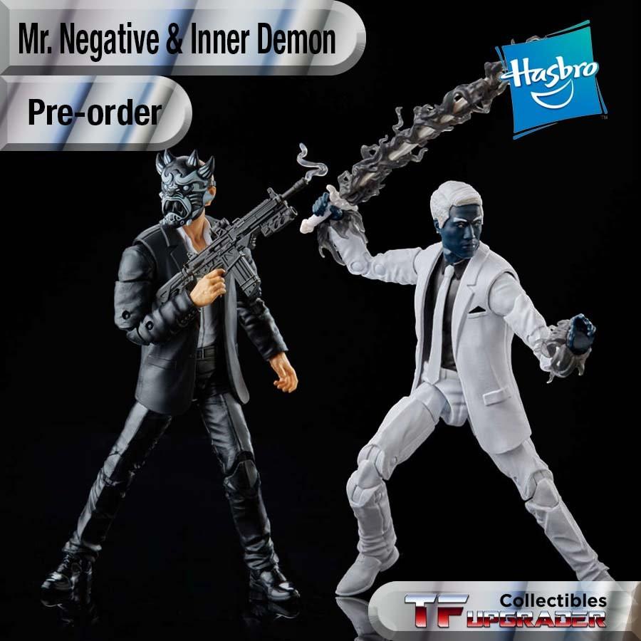 Hasbro Marvel Legends Spider-Man Mr. Negative and the Inner Demons Action  Figure Set