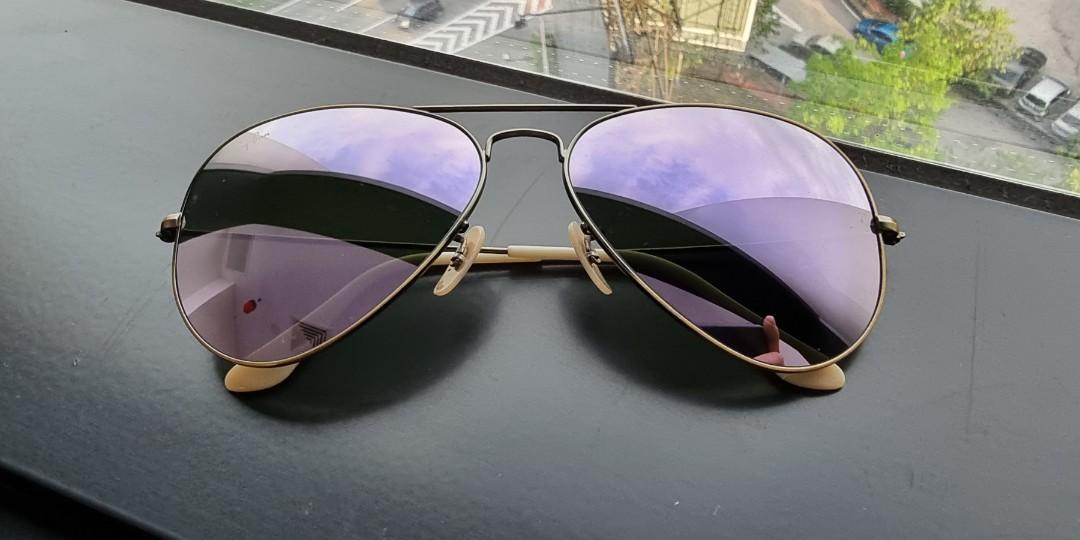 Lilac ray discount ban aviators