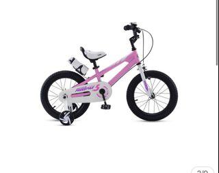 RoyalBaby Freestyle 5 Kids Girls Bike 12” in Pink